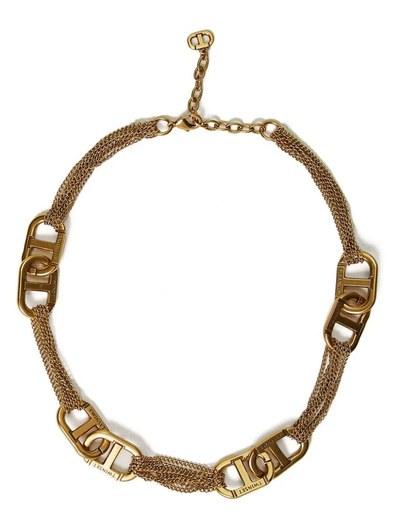 Twinset Milano - Choker logo ketting