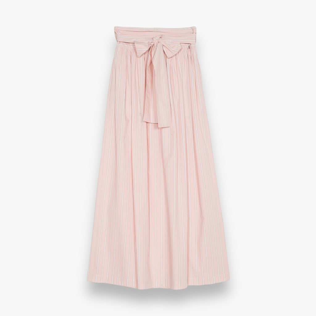 evening-sand-gestreepte-dames-maxi-rok-met-strikceintuur-van-actitude-twinset-milano-she-stories-gwen