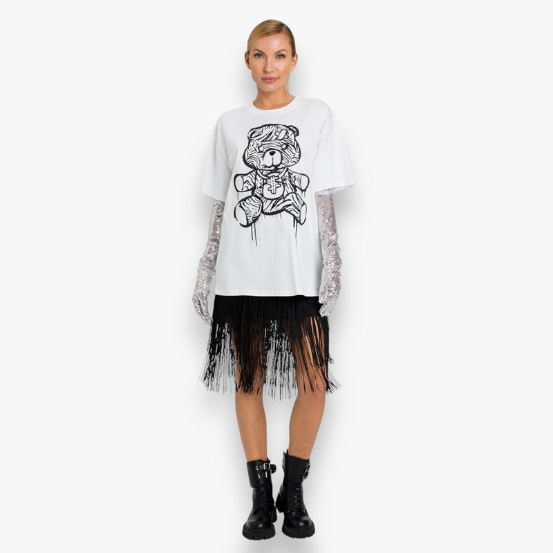 witte-B&W-bear-dames-t-shirt-met-print-pailletten-van-myfo-actitude-she-stories-gwen