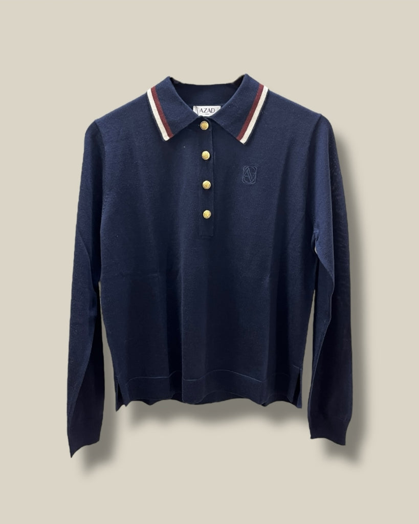 navy-dames-gebreide-poloshirt-met-kraag-knopen-lange-mouwen-marlowe-azad-paris-she-stories-gwen