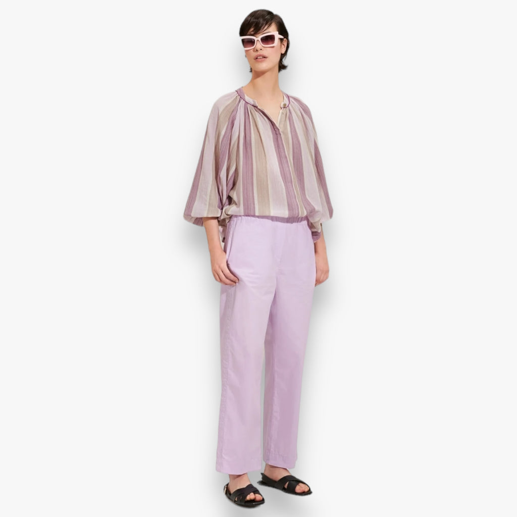 purple-stripes-dames-blouse-met-3/4e-lange-raglanmouwen-v-hals-jeff-van-belle-piece-she-stories-gwen