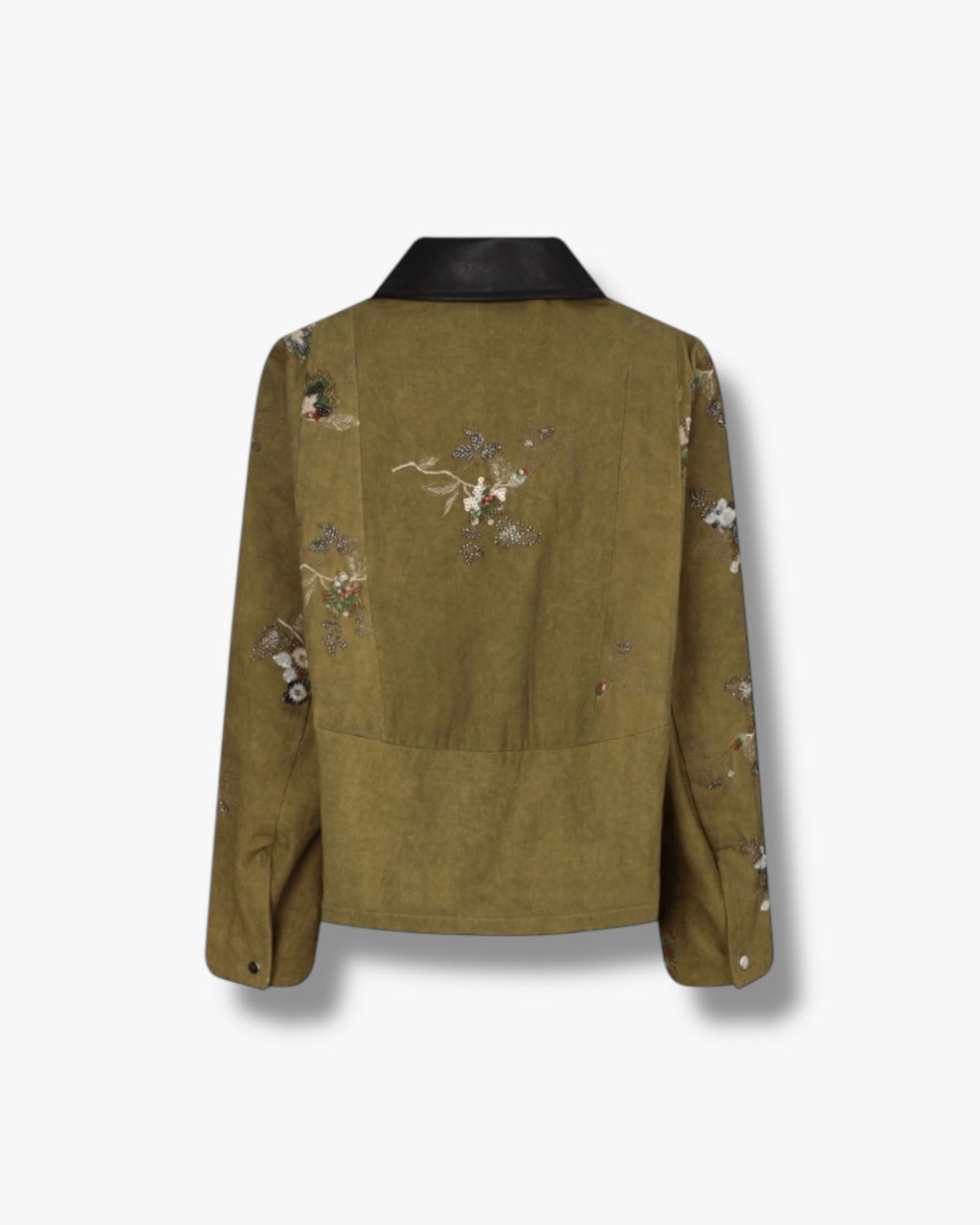 khaki-melange-dames-kort-imitatieleer-jasje-vesa-van-berenice-she-stories-gwen