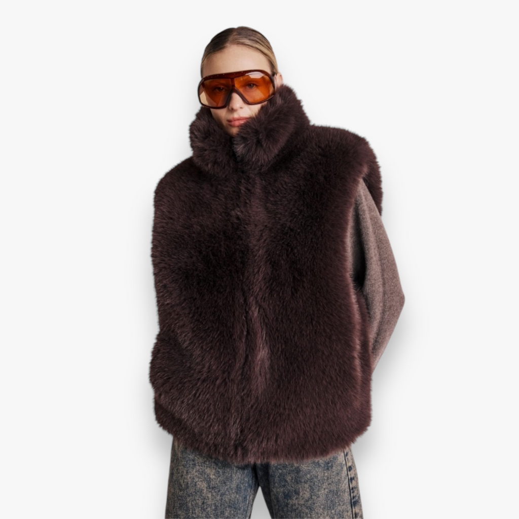 dark-brown-dames-bodywarmer-met-opstaande-kraag-van-faux-fur-vitalo-van-berenice-she-stories-gwen