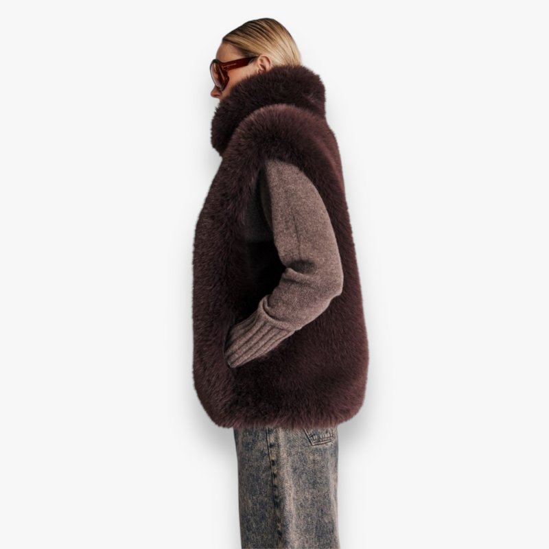 dark-brown-dames-bodywarmer-met-opstaande-kraag-van-faux-fur-vitalo-van-berenice-she-stories-gwen