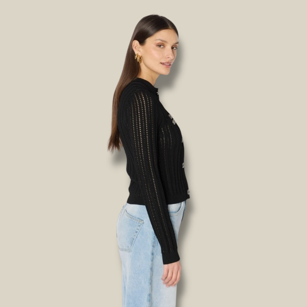 zwart-dames-opengewerkt-gebreid-vest-met-knopen-ronde-hals-mgecko-van-berenice-she-stories-gwen