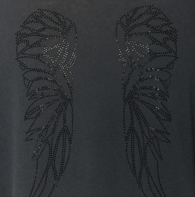 carbone-dames-t-shirt-met-tunesische-kraag-strassvleugels-korte-mouwen-temilio-van-berenice-she-stories-gwen