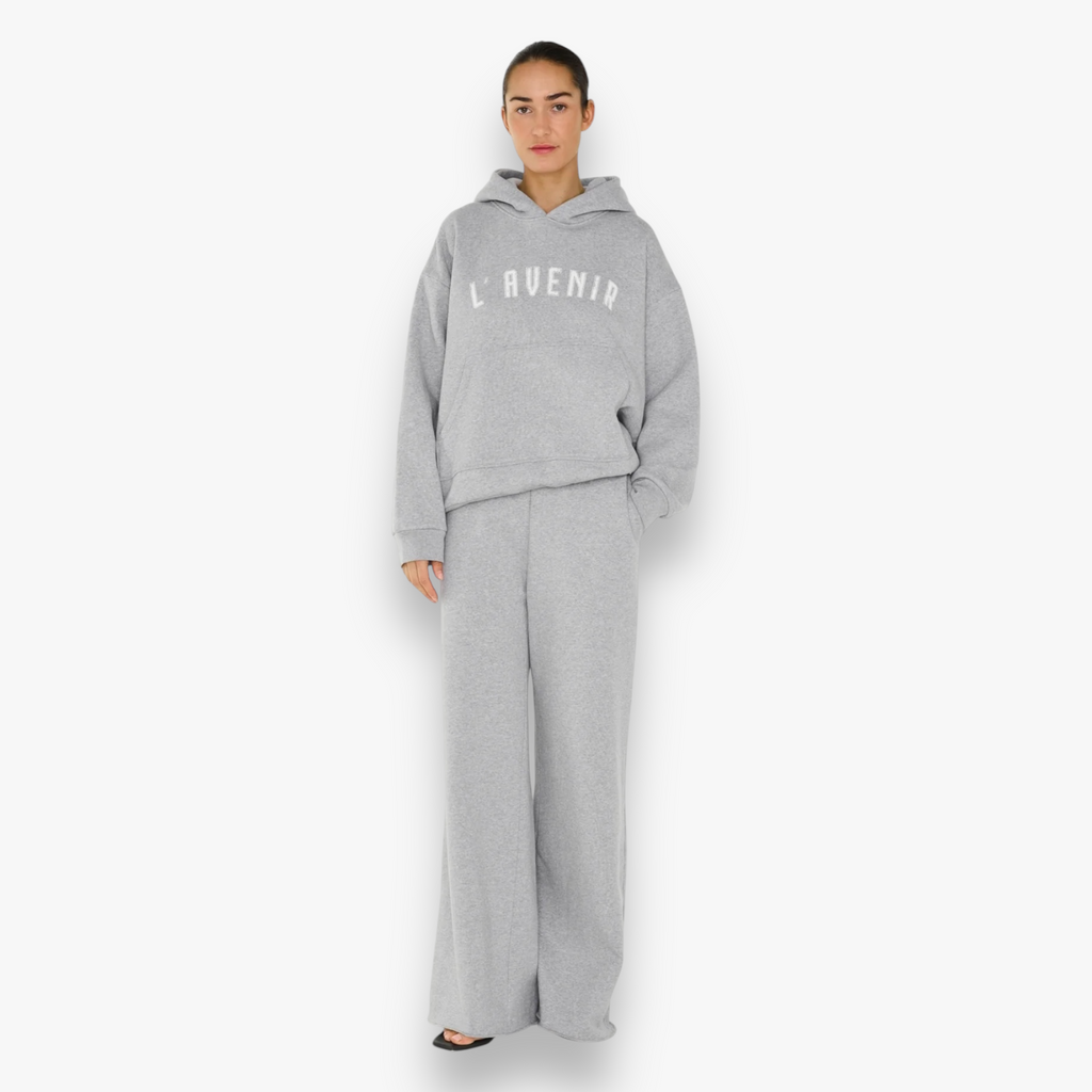 grey-melee-dames-sweatshirt-met-capuchon-logo-van-katoen-stella-van-club-lavenir-she-stories-gwen