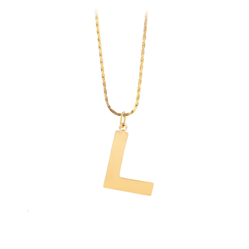 FIEN - Ketting met L charm