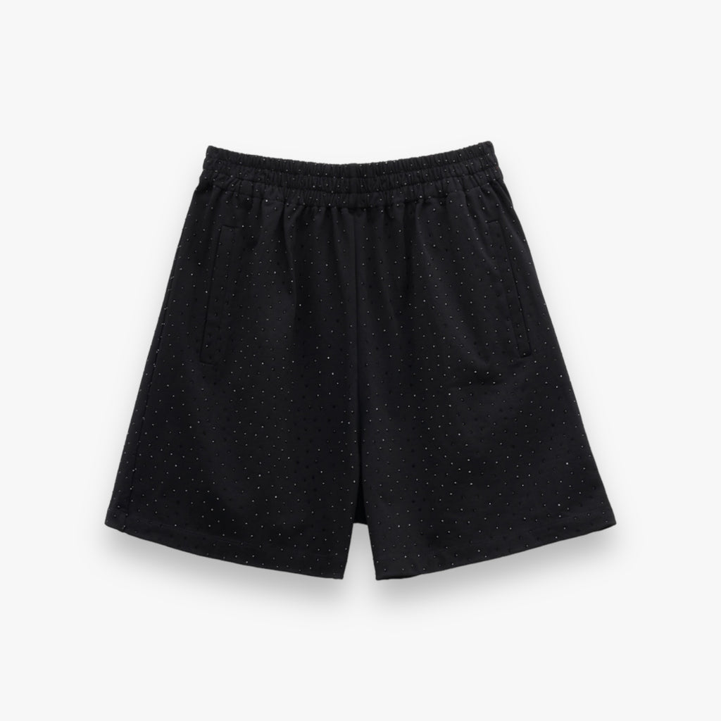 zwarte-dames-shorts-met-elastische-tailleband-strass-steentjes-van-eleh-she-stories-gwen