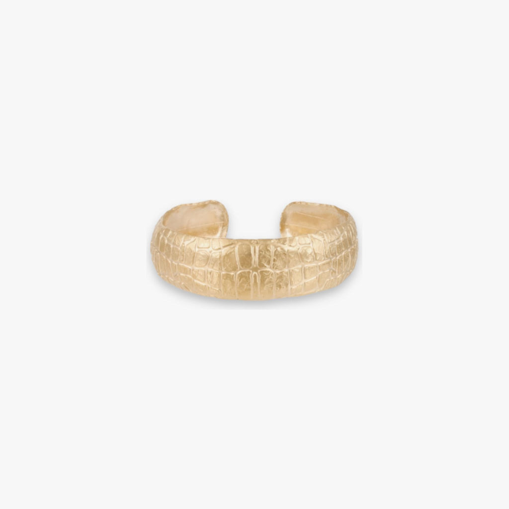 gouden-dames-armband-met-huid-patroon-van-verguld-metaal-24k-wild-van-gas-bijoux-she-stories-gwen