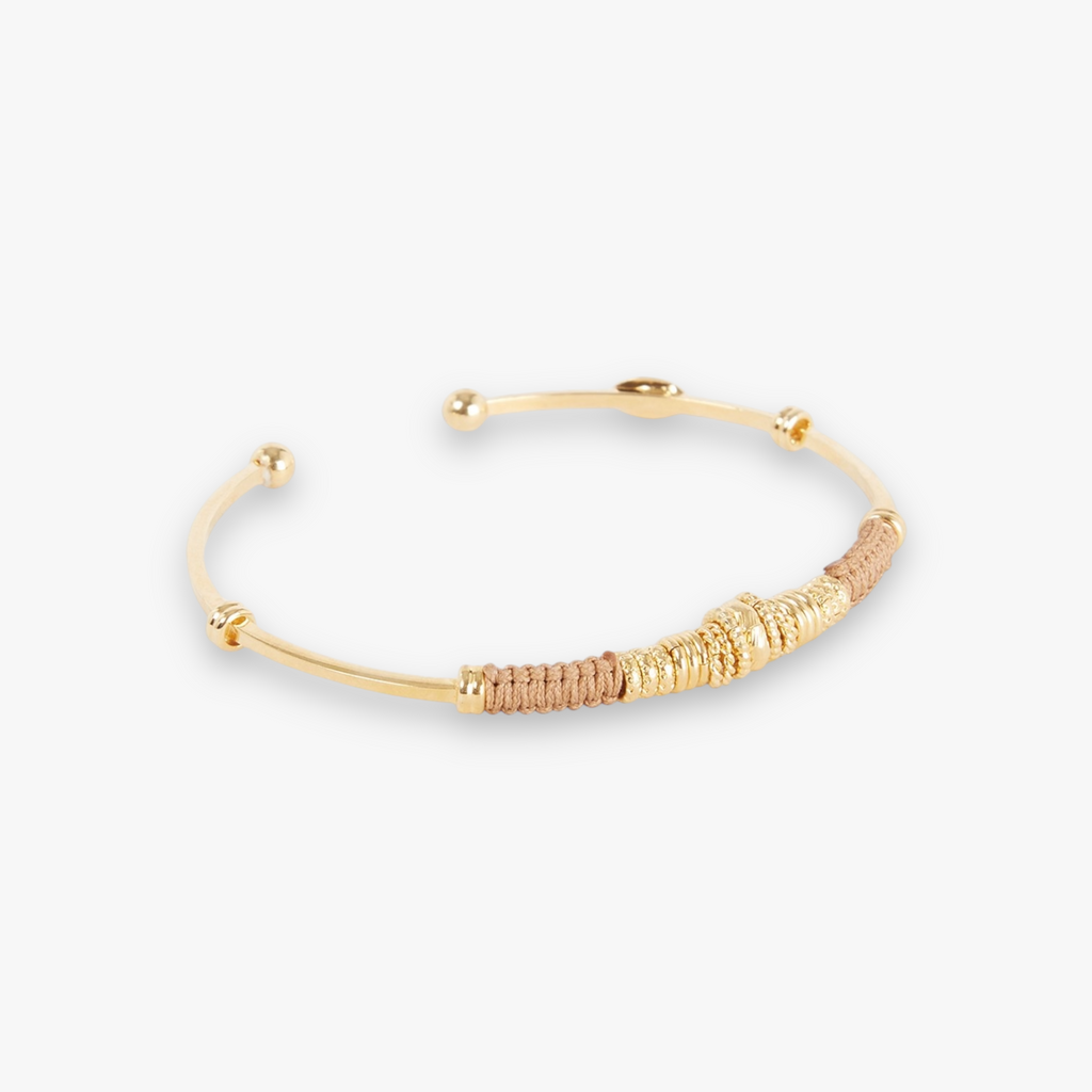 bruine-gouden-dames-armband-van-verguld-metaal-zizanie-van-gas-bijoux-she-stories-gwen