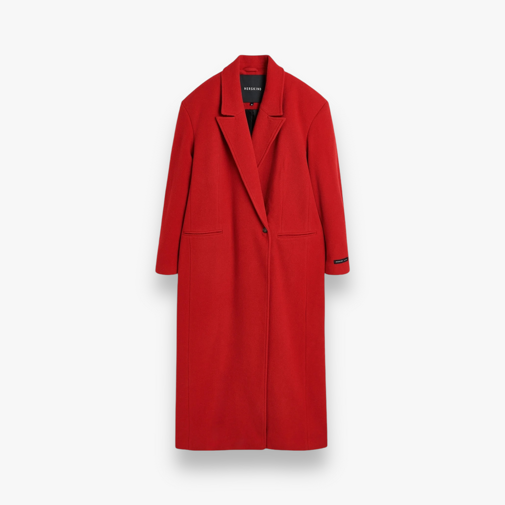 red-dames-jas-oversized-met-revers-lange-mouwen-drew-van-herskind-she-stories-gwen
