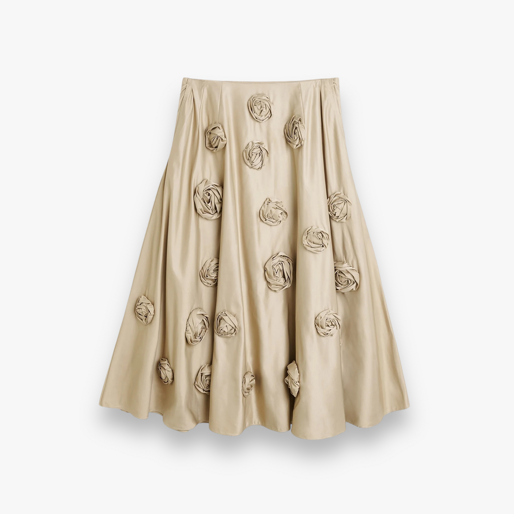 creme-dames-midi-rok-met-hangemaakte-rozen-william-van-herskind-she-stories-gwen