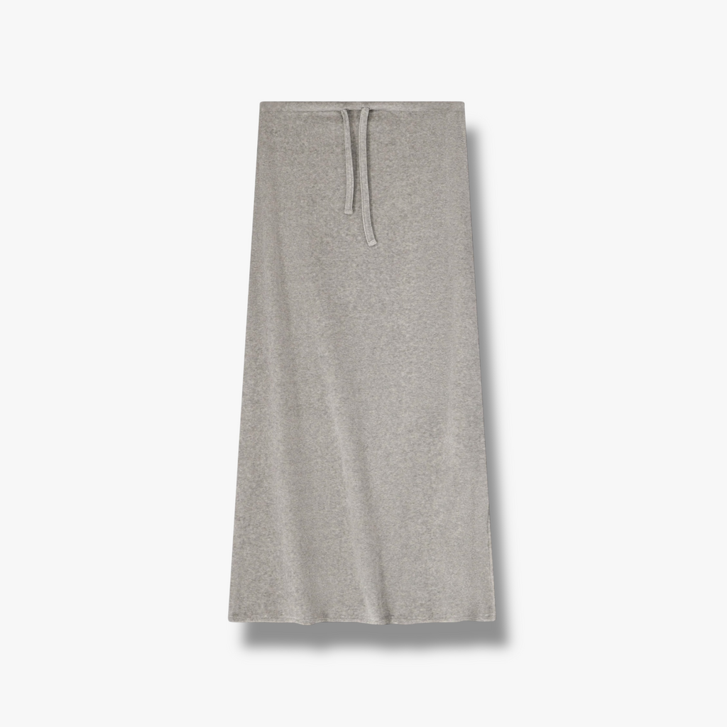 grey-melange-dames-maxi-rok-van-velour-badstof-met-trekkoord-aljavir-van-love-sundaily-she-stories-gwen