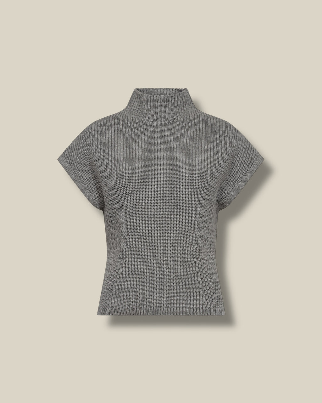 grey-melange-dames-vest-met-col-korte-kapmouwen-biola-van-mos-mosh-she-stories-gwen