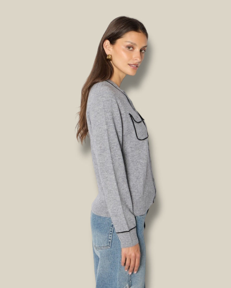 Berenice - Margaret cardigan met borstzakken