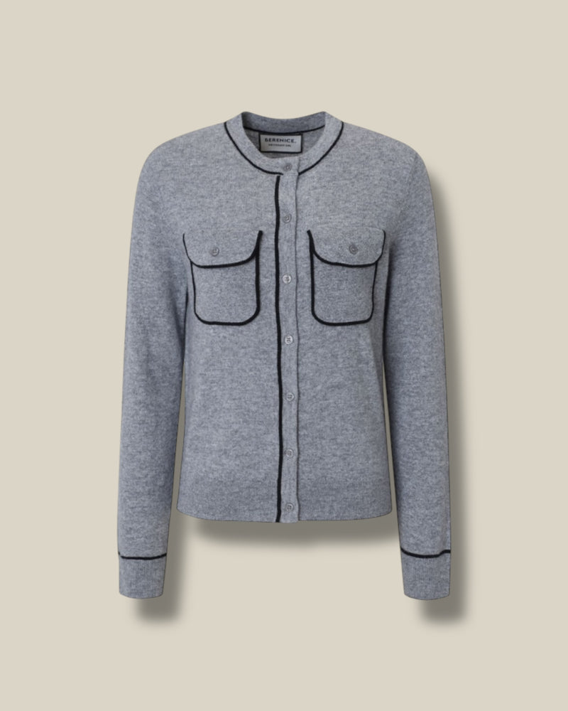 Berenice - Margaret cardigan met borstzakken