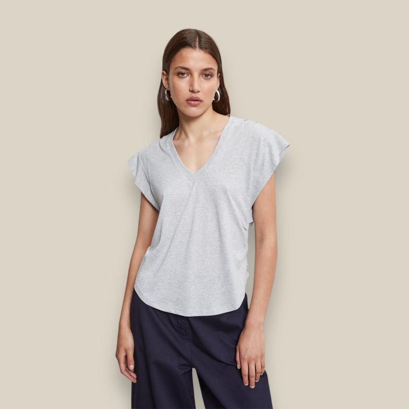 grey-melange-dames-t-shirt-met-kapmouwen-v-hals-van-katoen-van-ottodame-she-stories-gwen