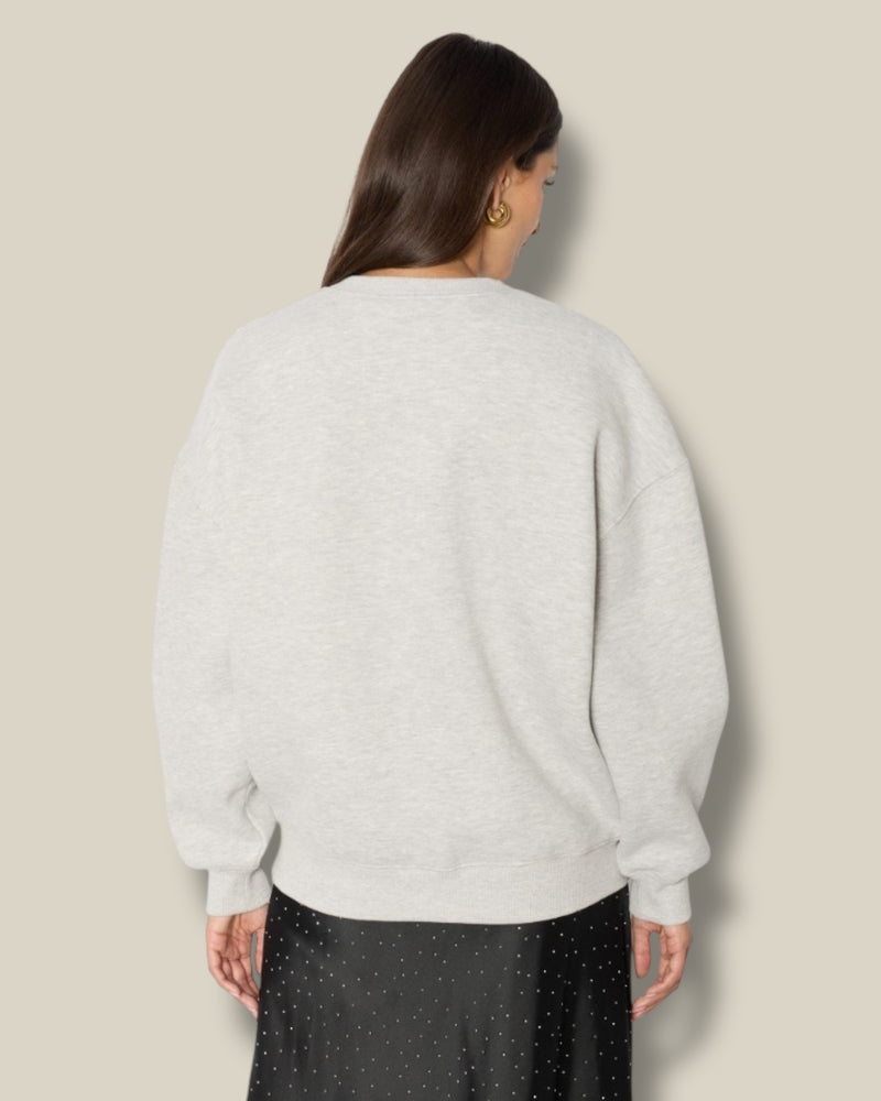grey-melange-dames-sweatshirt-met-oversized-pasvorm-ronde-hals-print-supercool-van-berenice-she-stories-gwen