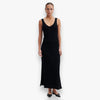 zwarte-dames-maxi-jurk-geribbeld-met-v-hals-slanke-fit-como-van-second-female-she-stories-gwen