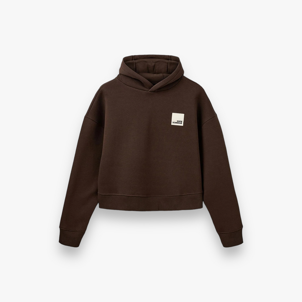 brown-fudge-dames-hoodie-met-capuchon-logo-lange-mouwen-relaxed-fit-van-sofie-schnoor-she-stories-gwen