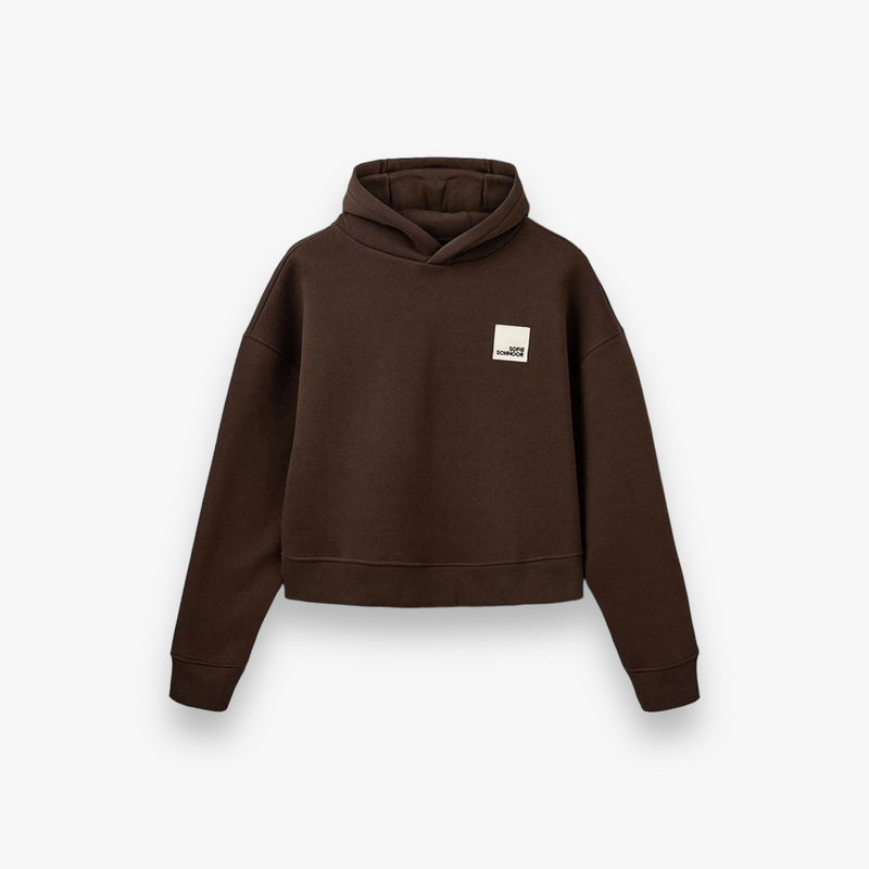 brown-fudge-dames-hoodie-met-capuchon-logo-lange-mouwen-relaxed-fit-van-sofie-schnoor-she-stories-gwen