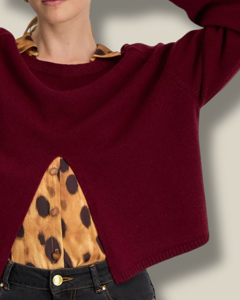 bordeaux-dames-trui-met-raglanmouwen-boothals-split-rib-van-merino-wol-hilda-van-stella-forest-she-stories-gwen