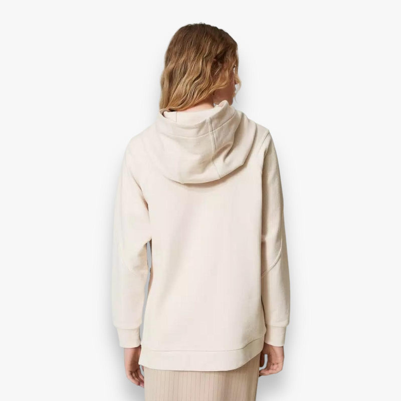 old-white-dames-maxi-hoodie-met-capuchon-rits-logo-opdruk-van-twinset-milano-she-stories-gwen