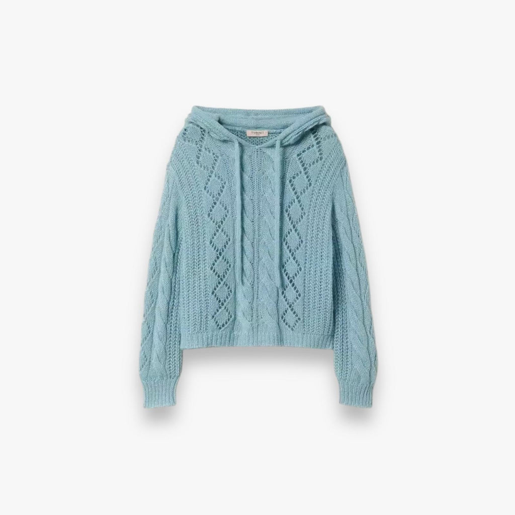 gainsboro-gray-dames-openwork-cable-knit-jumper-met-capuchon-trekkoord-van-twinset-milano-she-stories-gwen