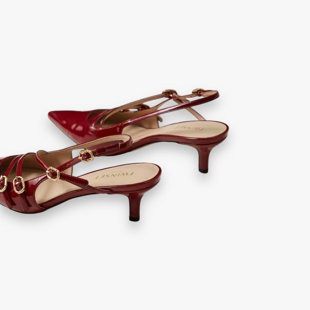 Twinset Milano - Slingback pumps met bandjes rood