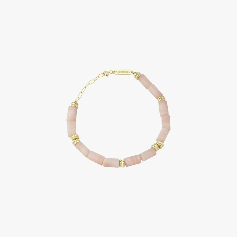 Wildthings - Pink cloud bracelet gold