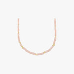 Wildthings - Pink cloud necklace gold