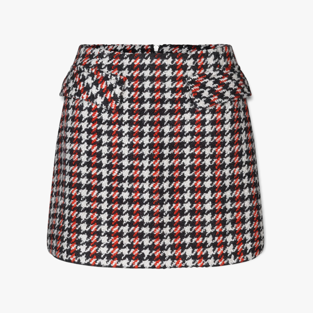 red-checked-dames-mini-rok-boucle-gerecycled-shanna-van-baum-und-pferdgarten-she-stories-gwen