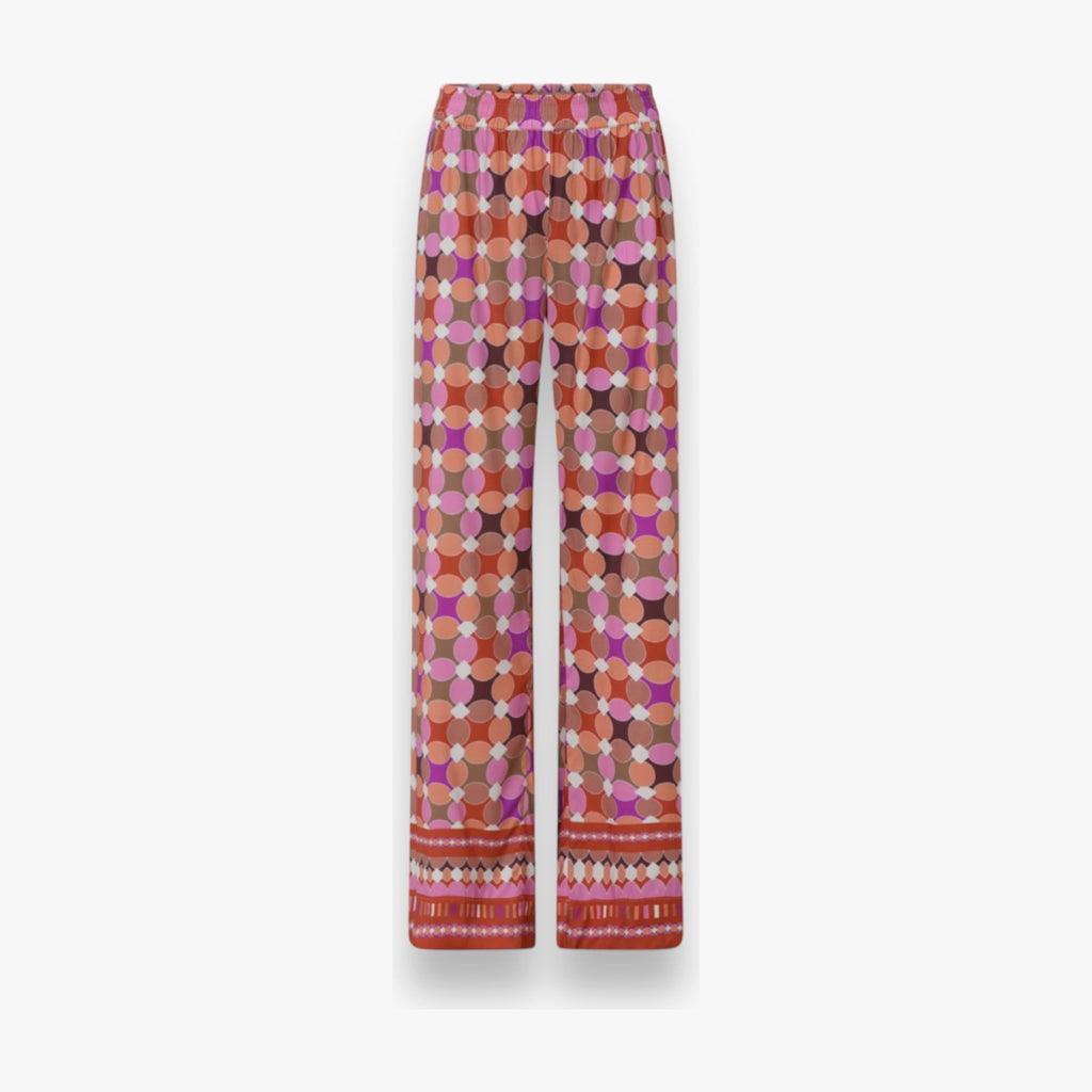 multicolor-printed-dames-pantalon-met-elastische-tailleband-wijde-pijpen-bay-van-gustav-she-stories-gwen