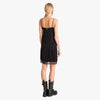 zwarte-dames-mini-jurk-satijn-v-hals-spaghettibandjes-kant-viscose-222TT2550-van-twinset-milano-she-stories-gwen