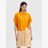 oranje-dames-blouse-met-klassieke-kraag-wijde-korte-mouwen-cropped-fit-van-selected-femme-she-stories-gwen