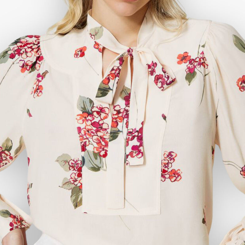 gallon Noord Amerika Rauw Twinset Milano - Crêpe blouse met bloemenprint - Shestories.nl – She Stories