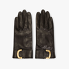 zwarte-leren-dames-handschoenen-dun-gesp-van-twinset-milano-she-stories-gwen