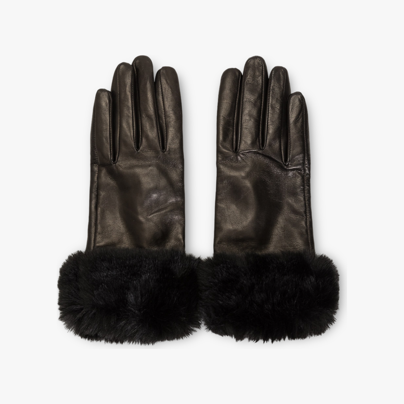 zwarte-leren-dames-handschoenen-nepbont-222TO5021-van-twinset-milano-she-stories-gwen