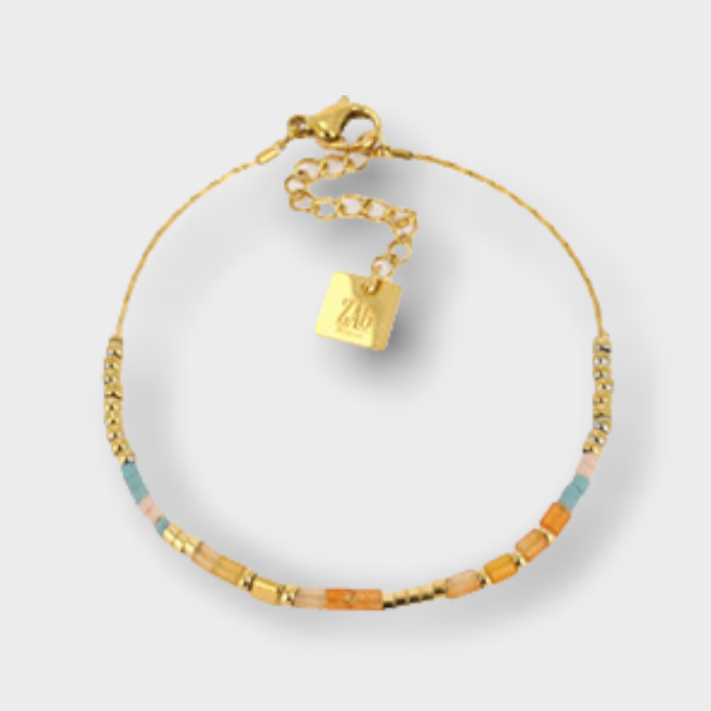 gouden-dames-armband-gekleurde-kraaltjes-van-zag-bijoux-she-stories