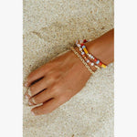Wildthings - Rainbow bracelet gold